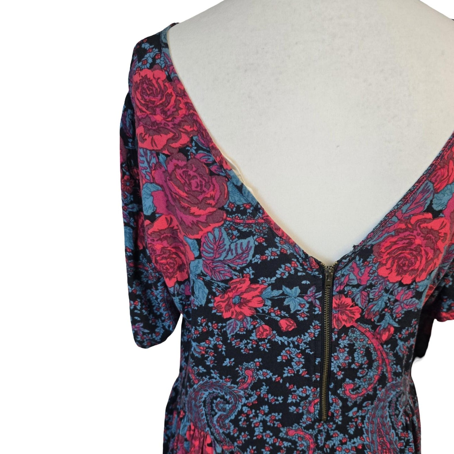 Staring at Stars Paisley Mini Dress Size 12 Floral Causal