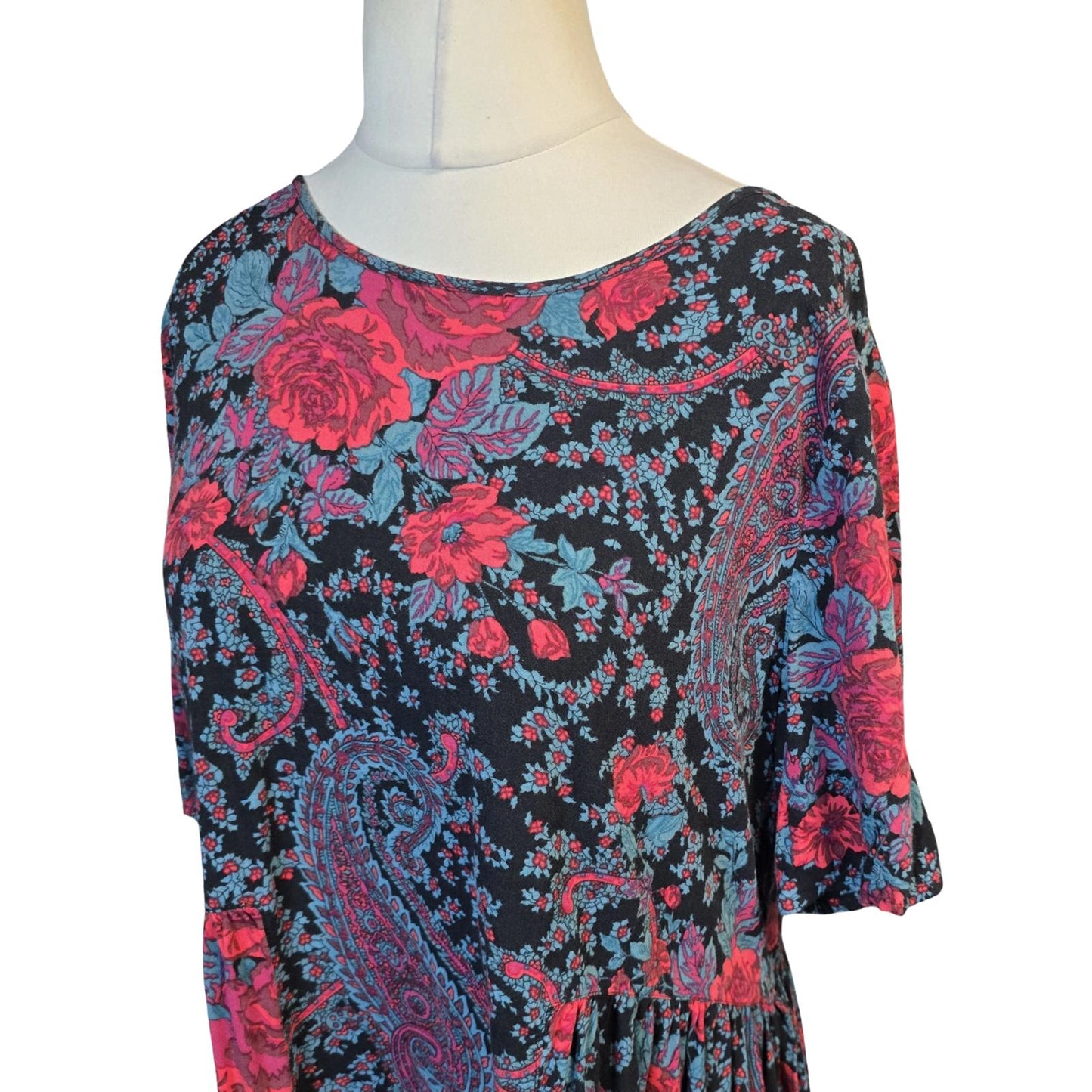 Staring at Stars Paisley Mini Dress Size 12 Floral Causal