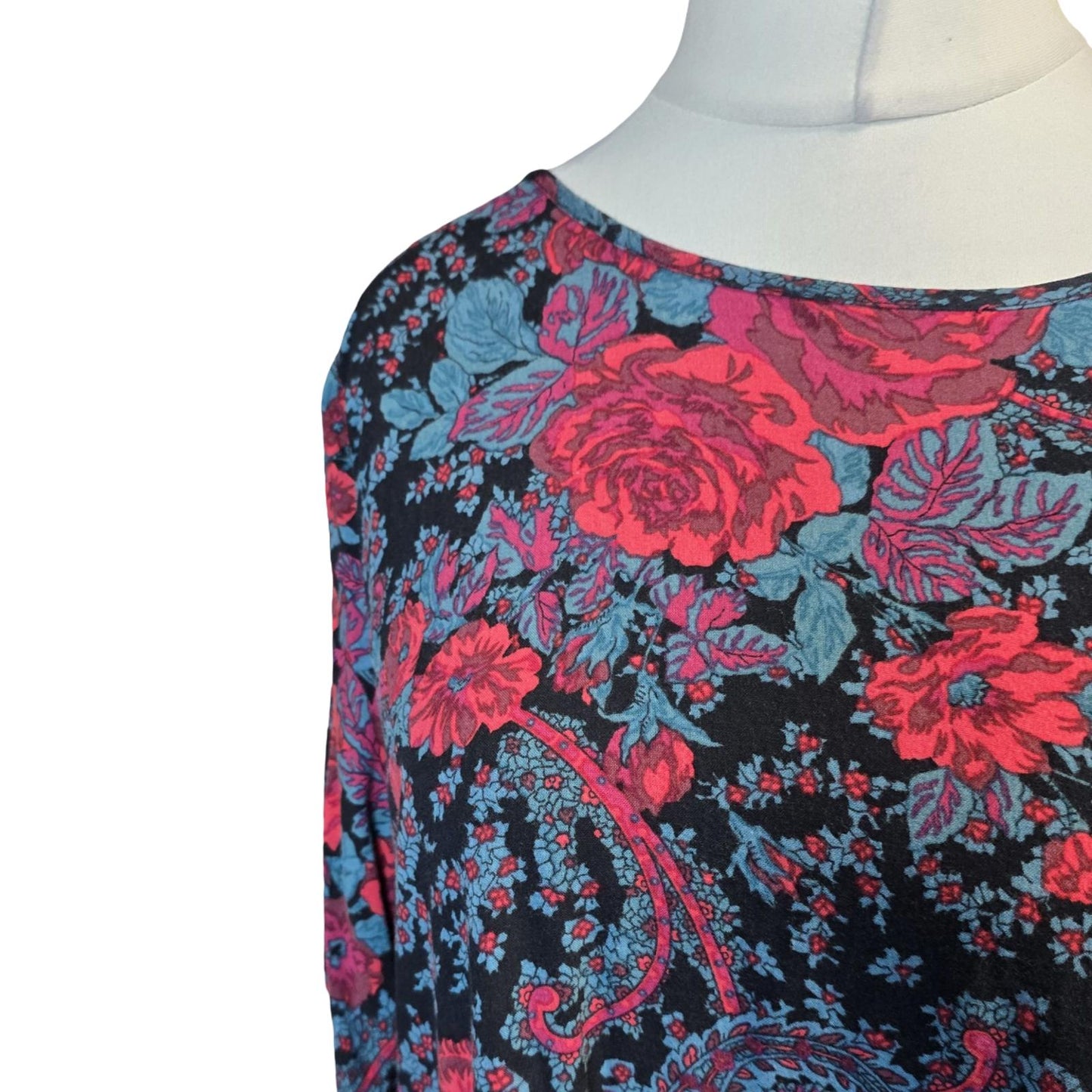 Staring at Stars Paisley Mini Dress Size 12 Floral Causal