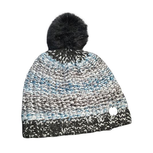 Regatta Green, Grey & Black Knitted Bobble Hat Women's