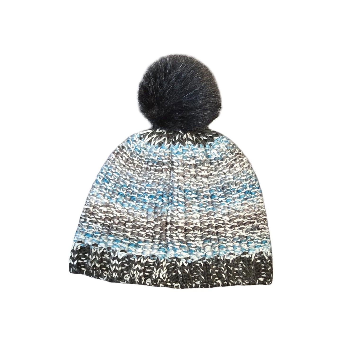 Regatta Green, Grey & Black Knitted Bobble Hat Women's