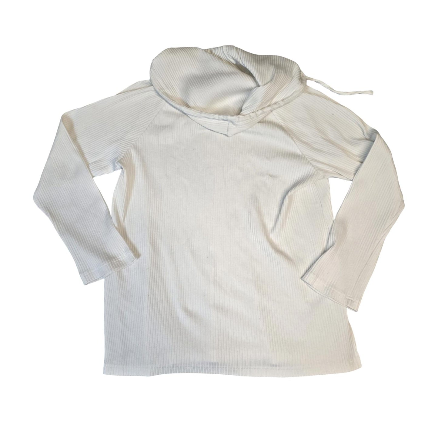 F&F Mrs Hinch White Ribbed Lightweight Hoodie Size 12-14