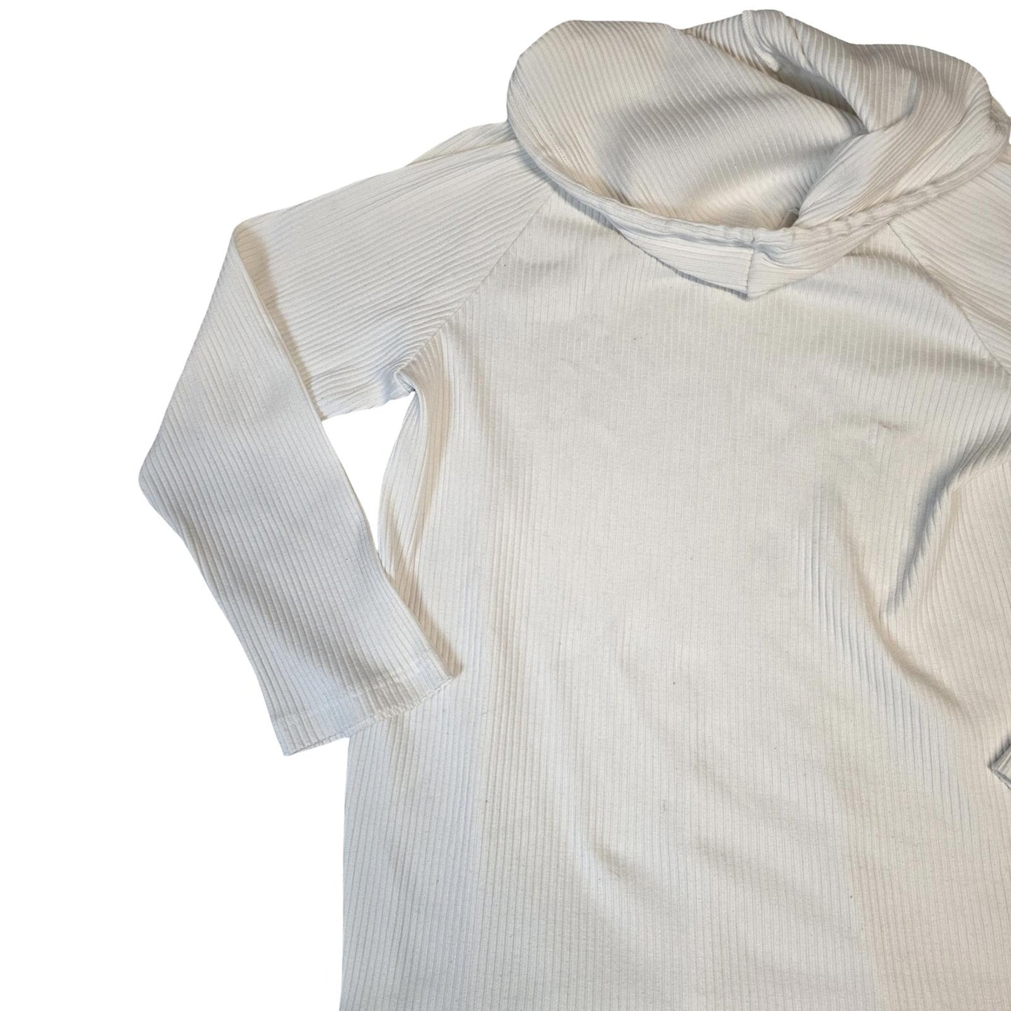 F&F Mrs Hinch White Ribbed Lightweight Hoodie Size 12-14