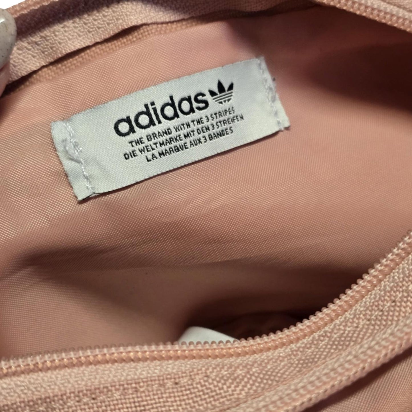 Adidas Coral Bum Bag Waist Pack Adjustable Strap Zip Pockets