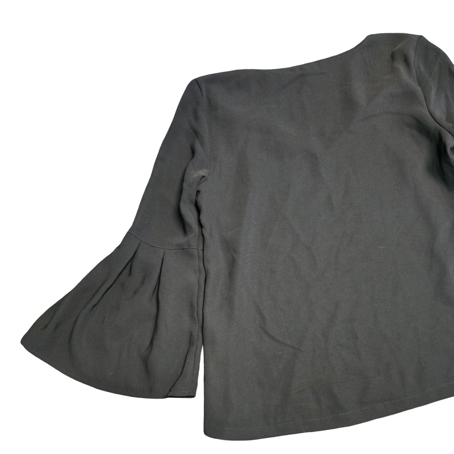 H&M Top Black Size 4/6 Flared Sleeve Work Causal