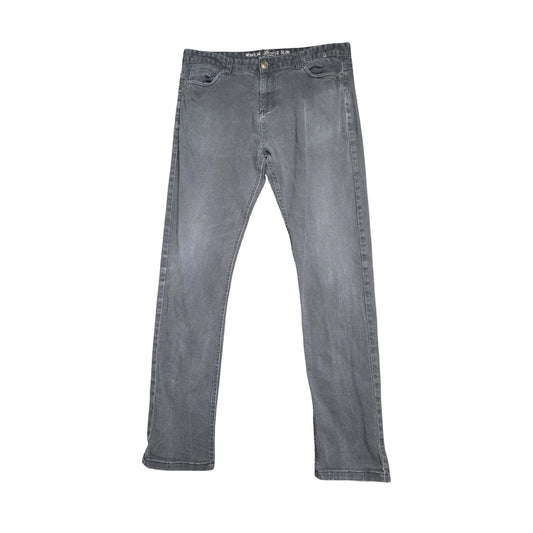 Primark Men’s Slim Jeans Dark Grey Size W36 L34