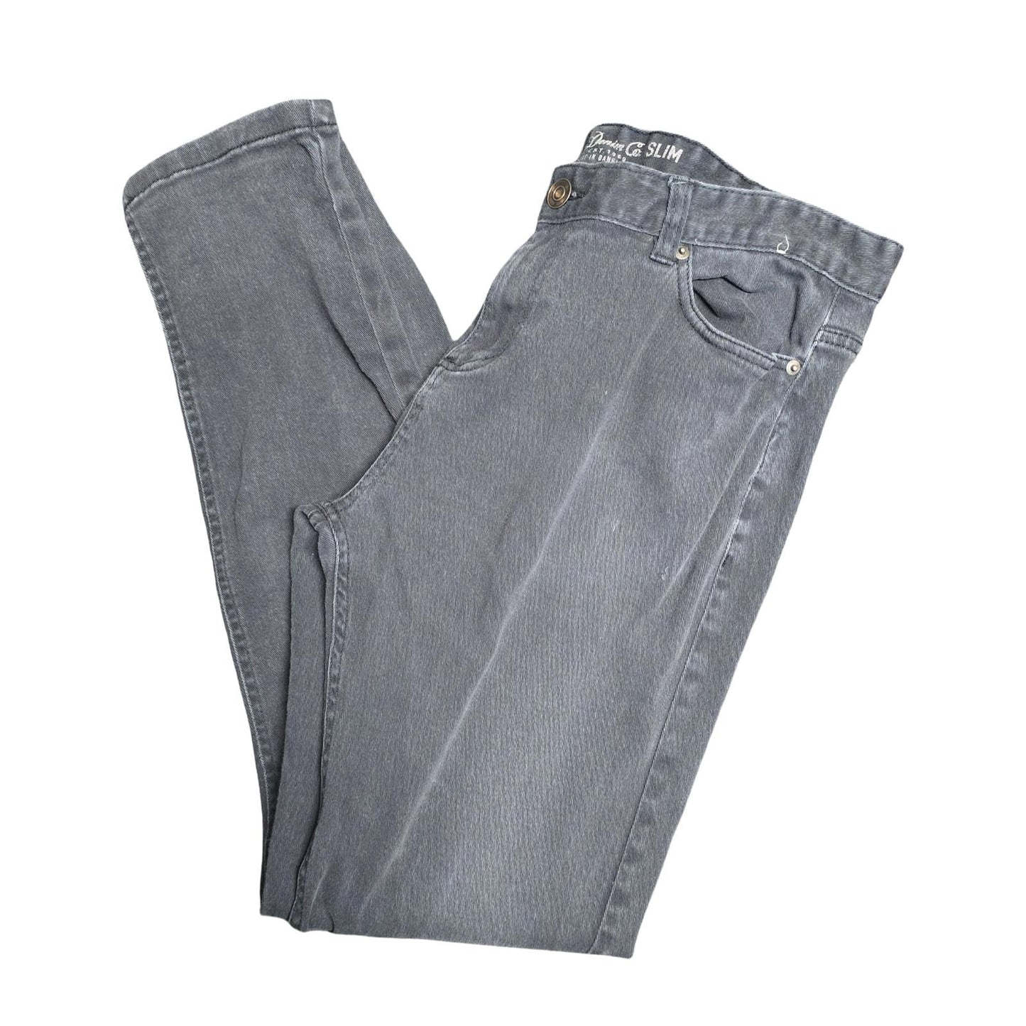 Primark Men’s Slim Jeans Dark Grey Size W36 L34