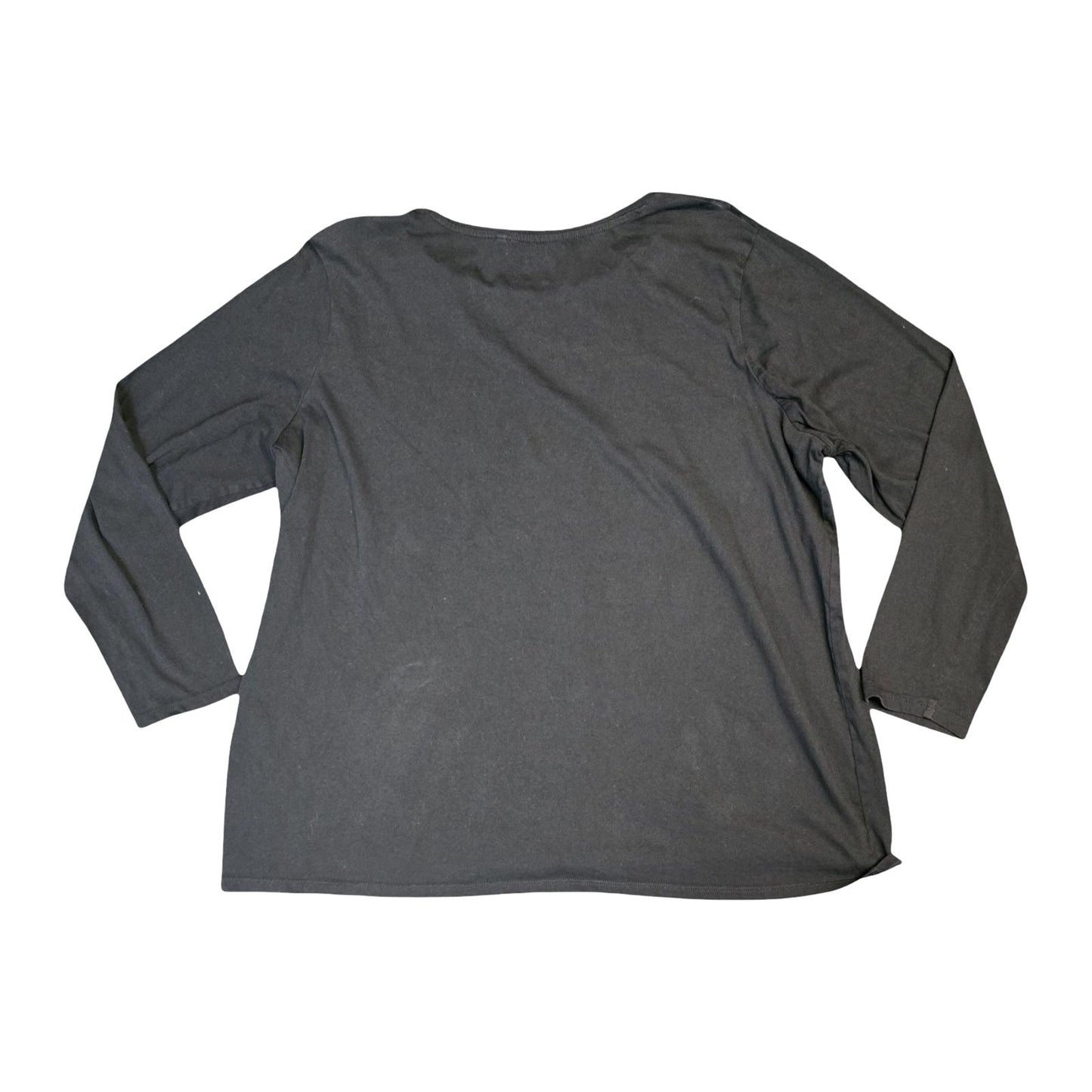 Next Black Long Sleeve Crew T-Shirt Size 24 Basic