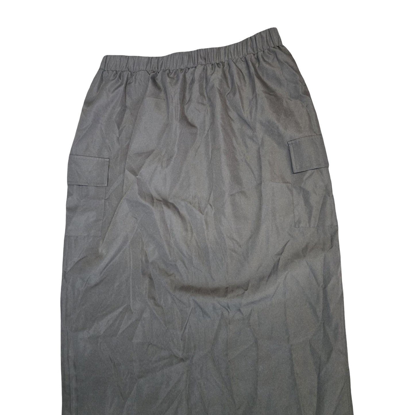 Shein Curve Black Cargo Maxi Skirt  Size 18/20 Elastic Waist