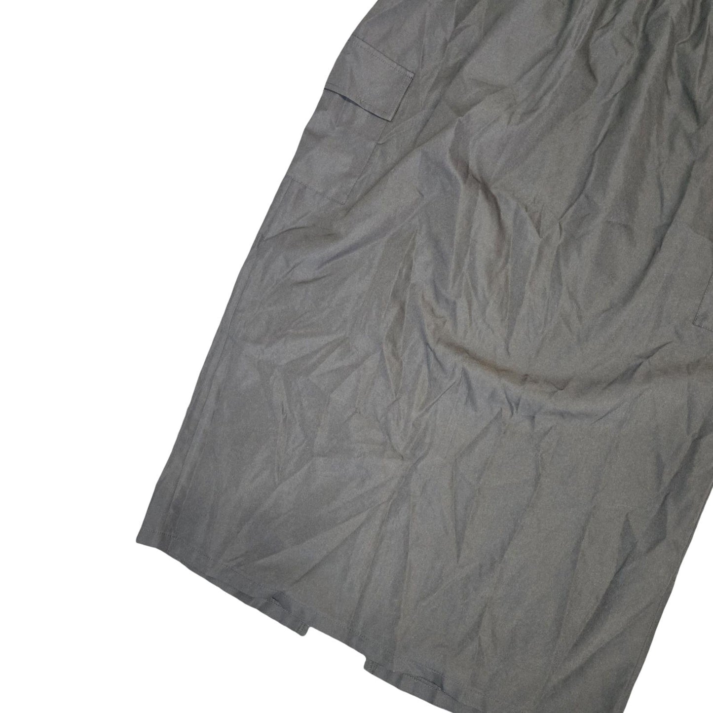 Shein Curve Black Cargo Maxi Skirt  Size 18/20 Elastic Waist