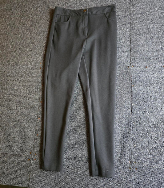 F&F black skinny leg high waist trousers size 10reg