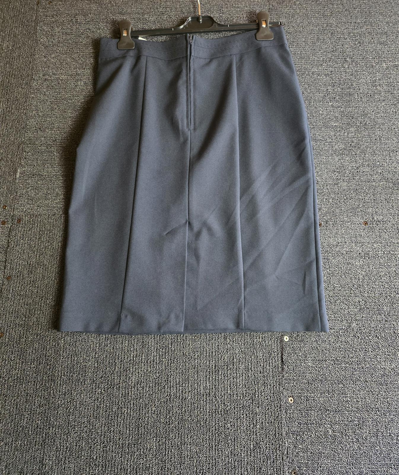 George Navy A-Line Knee Length Skirt Size 12 NWT