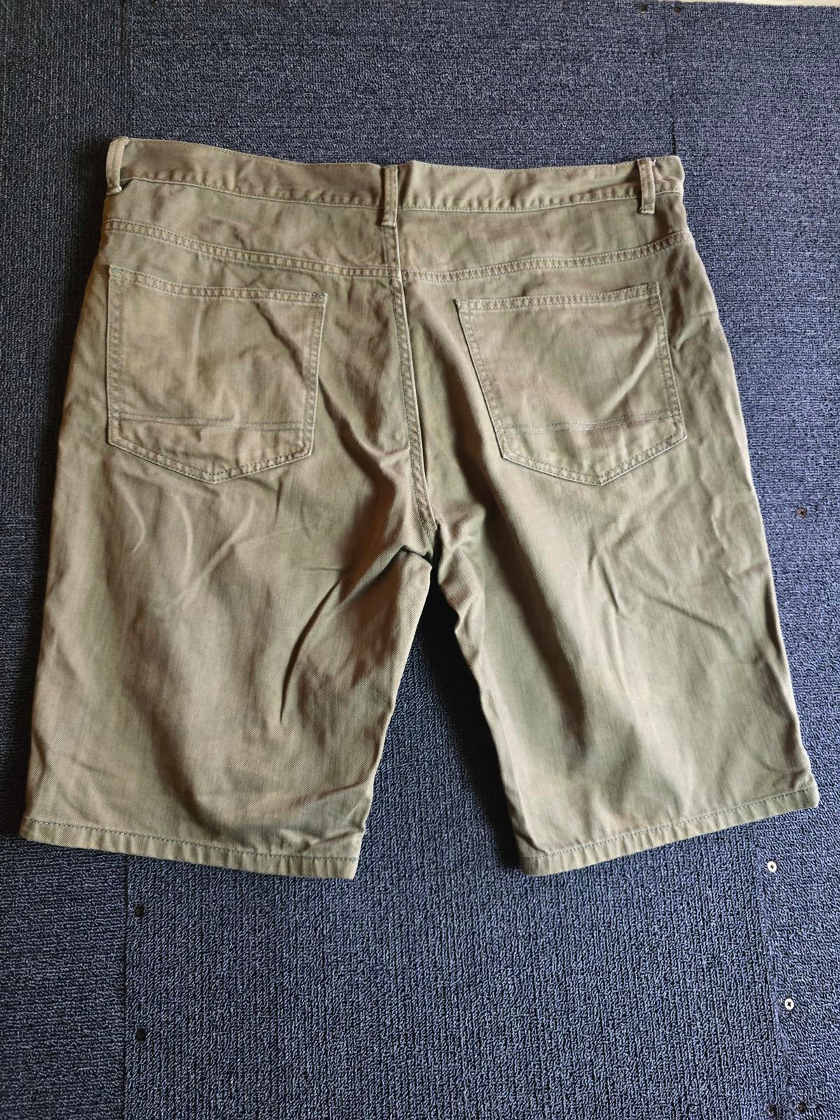 Primark Men’s Denim Shorts Khaki Size 40W Slim Fit Casual