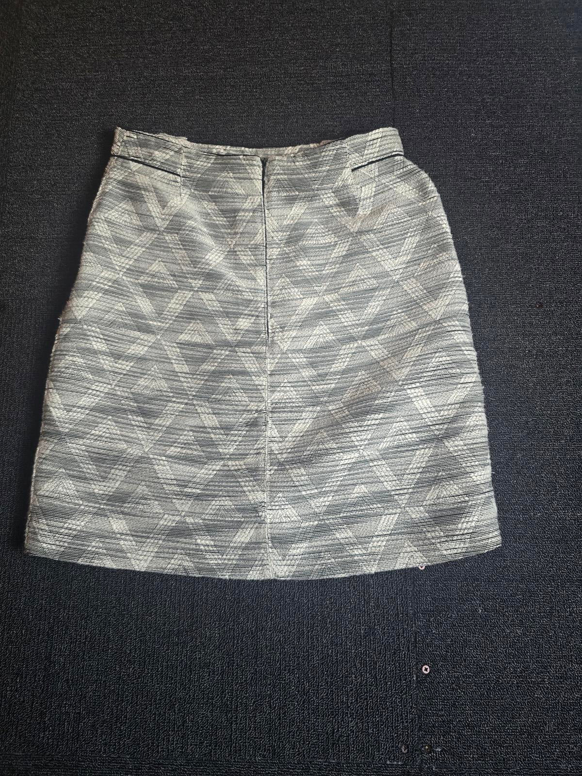 Tu black & grey mini skirt size 8