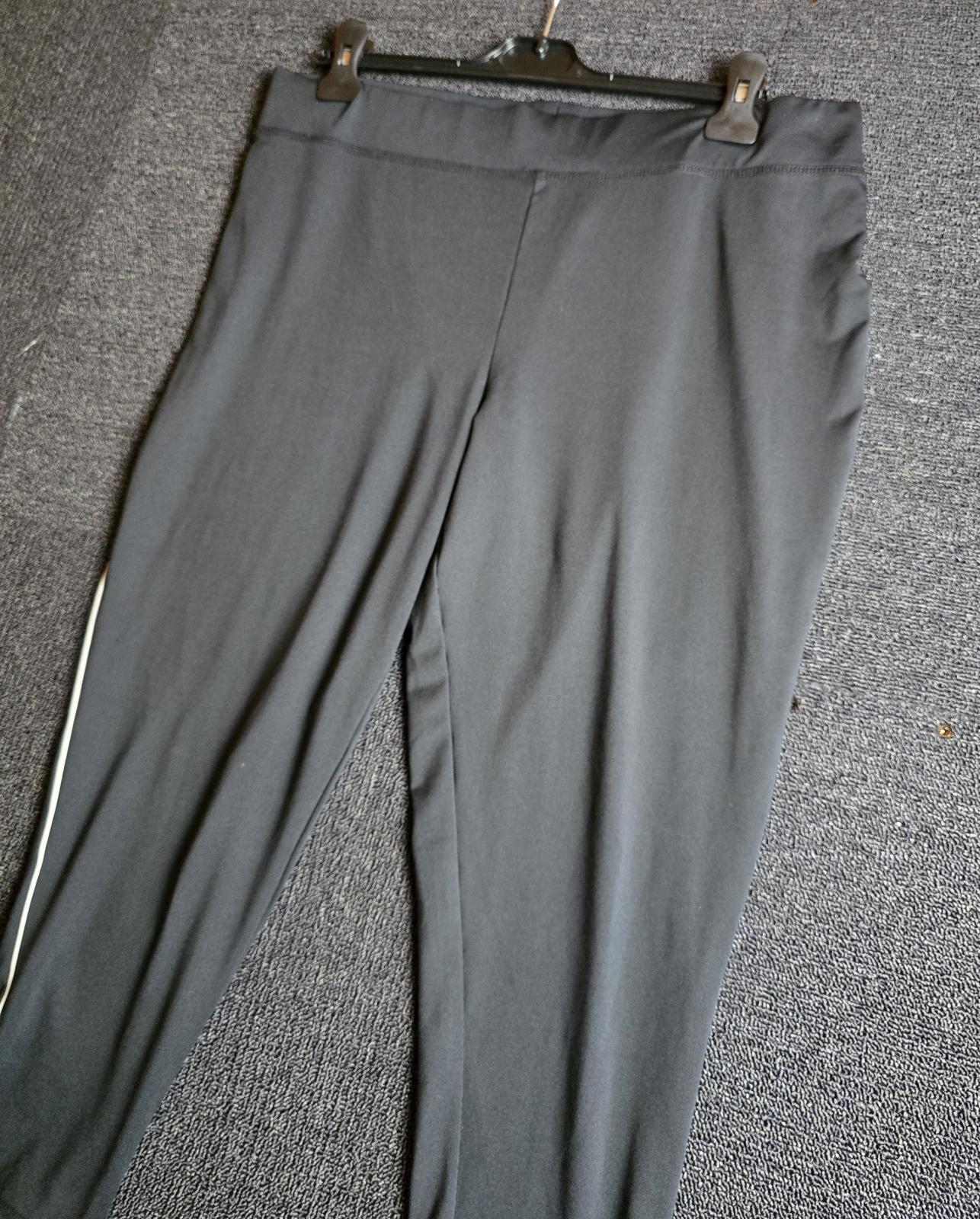 George Cropped Gym Leggings Black Size 18 Activewear Elasticated Waist