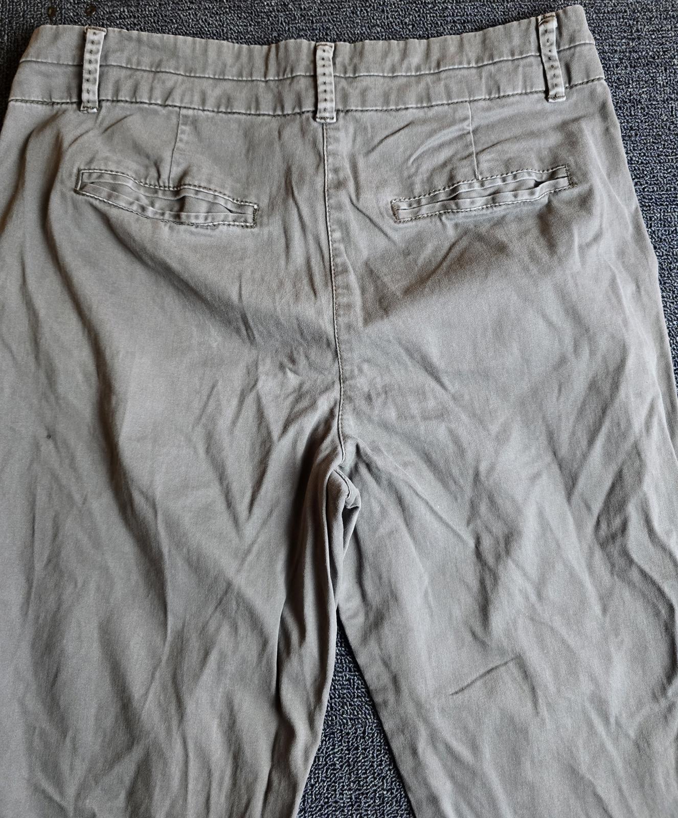 Matalan Grey Skinny Chinos Size 12 Mid Rise Cotton Trousers