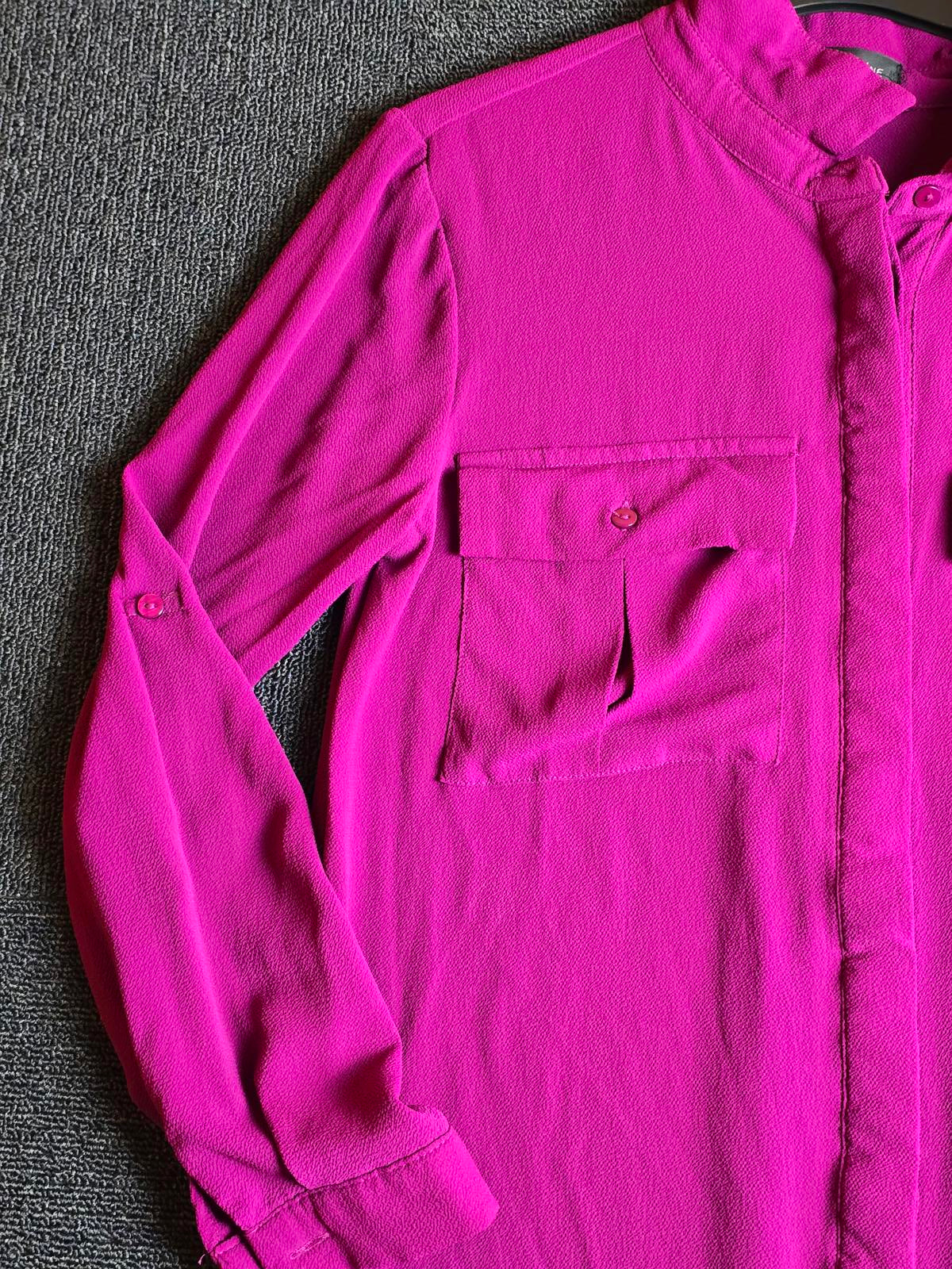 Love Sunshine Purple Shirt Dress Small Size 10 Knee–Midi