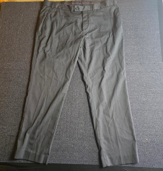 Brook Taverner Men’s Grey Formal Trousers Size 46R