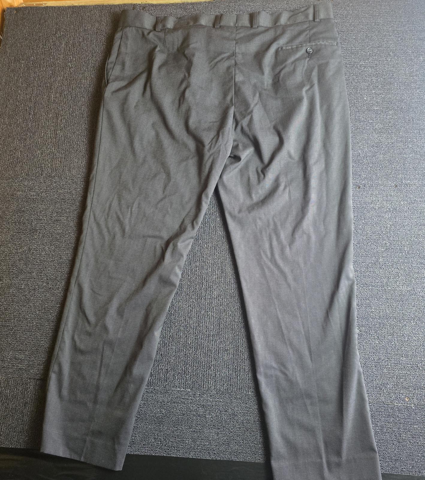 Brook Taverner Men’s Grey Formal Trousers Size 46R