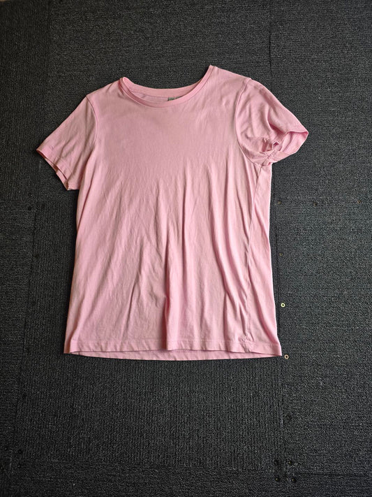 ASOS Organic Cotton Pink T-Shirt Size 8 Everyday Basic Tee