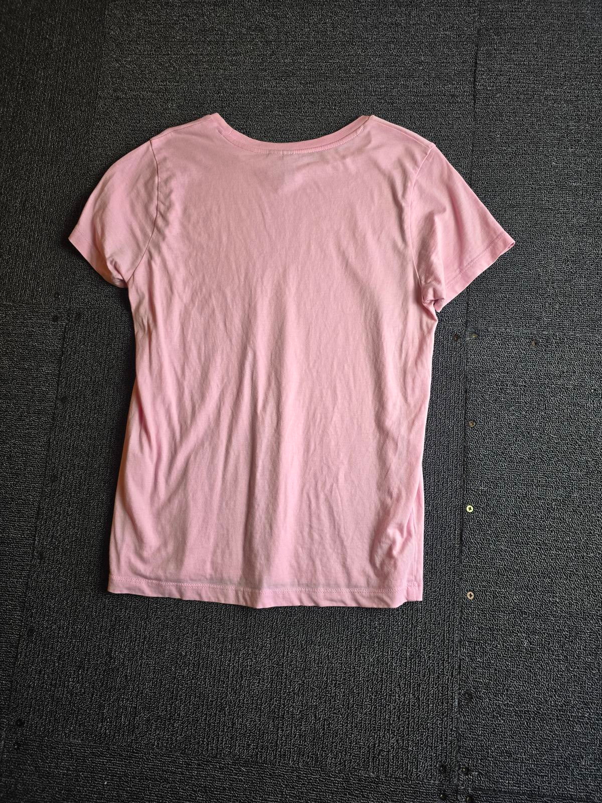 ASOS Organic Cotton Pink T-Shirt Size 8 Everyday Basic Tee
