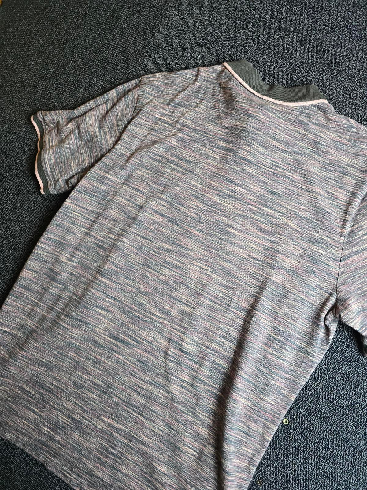 Matalan Polo Shirt Pink & Grey Marl Size XL Men’s Casual Cotton Top