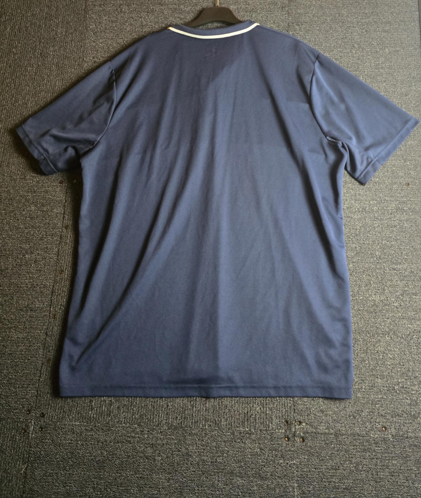 Mitre Sports Polo Top – Navy & White Size 2XL Mens