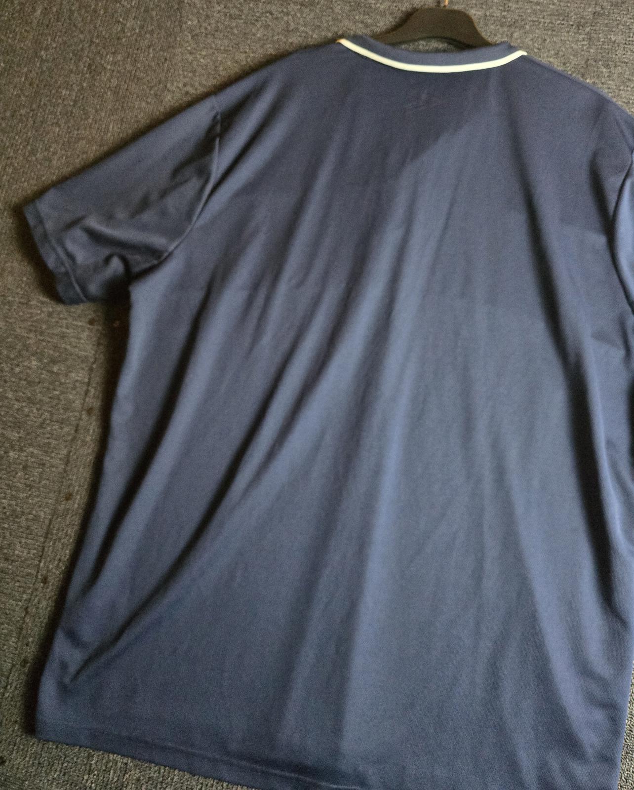 Mitre Sports Polo Top – Navy & White Size 2XL Mens