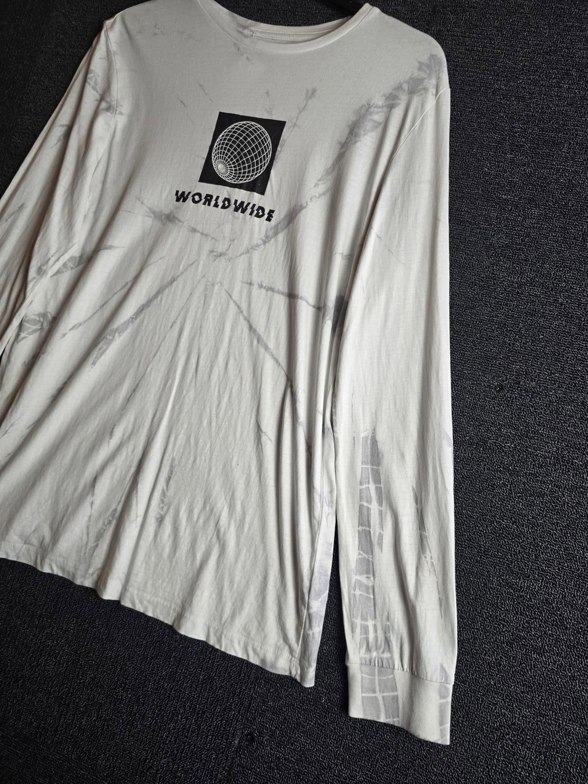 Primark Boys Long Sleeve T-Shirt White Grey Graphic Age 14–15