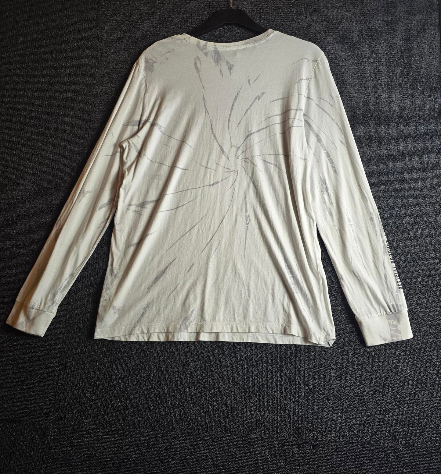 Primark Boys Long Sleeve T-Shirt White Grey Graphic Age 14–15