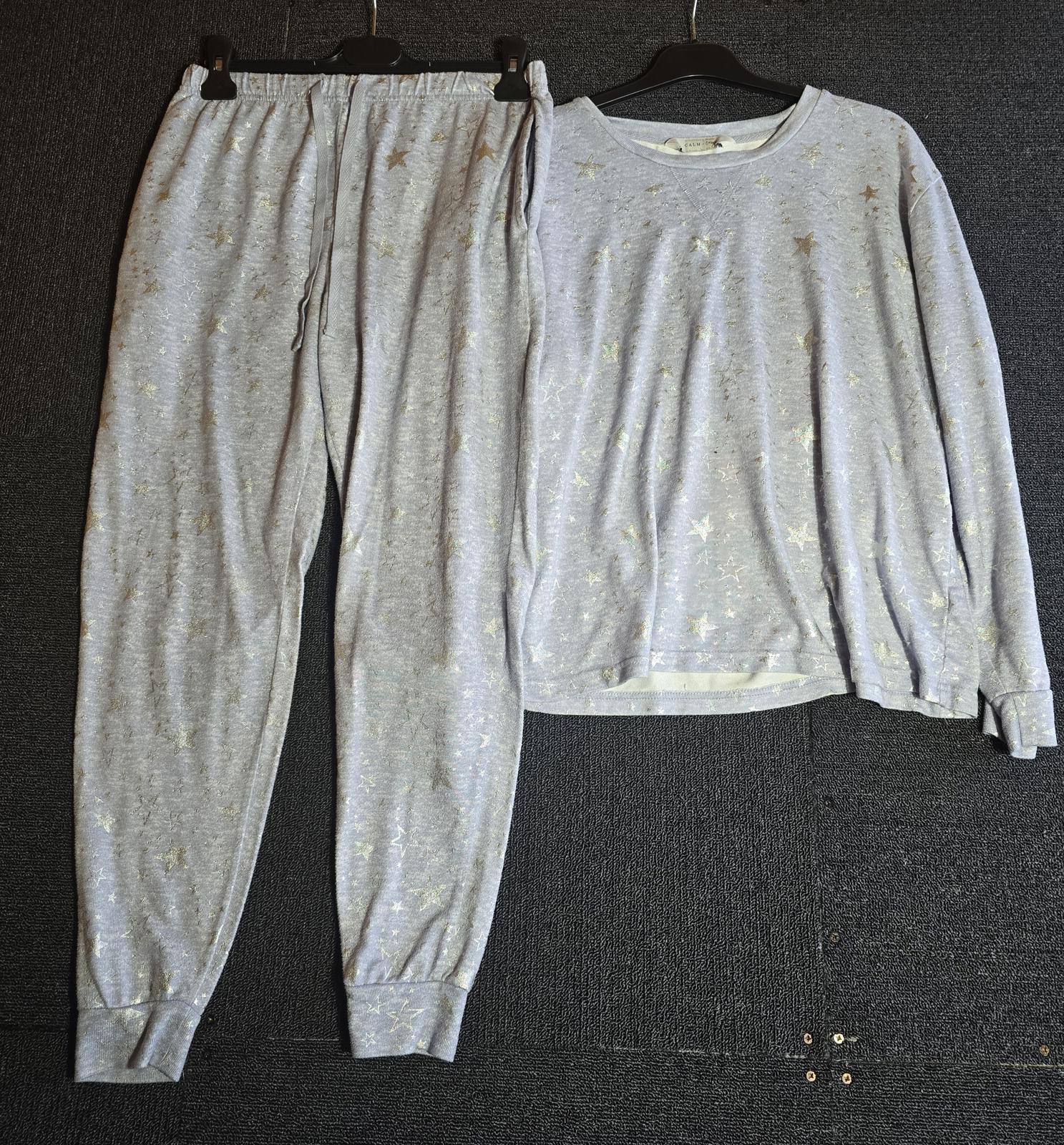 George Pyjama Set Light Blue Size 8–10 Star Print Comfy Loungewear