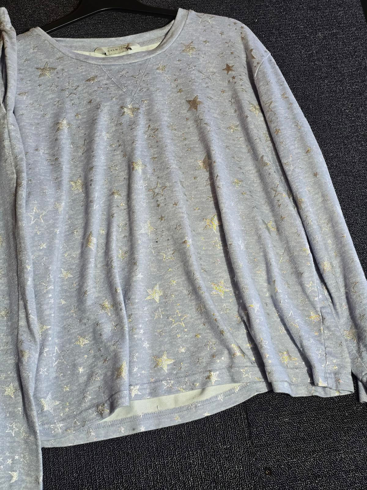 George Pyjama Set Light Blue Size 8–10 Star Print Comfy Loungewear