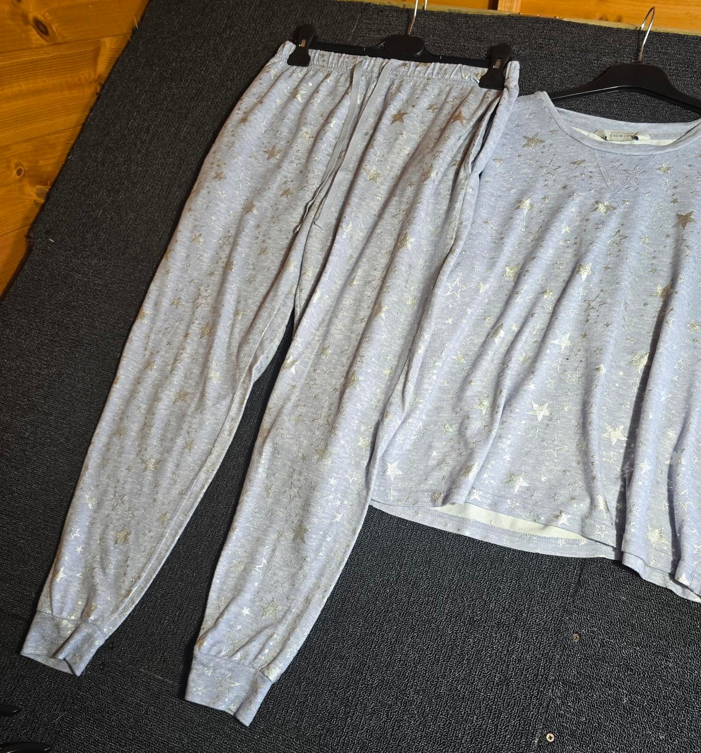 George Pyjama Set Light Blue Size 8–10 Star Print Comfy Loungewear