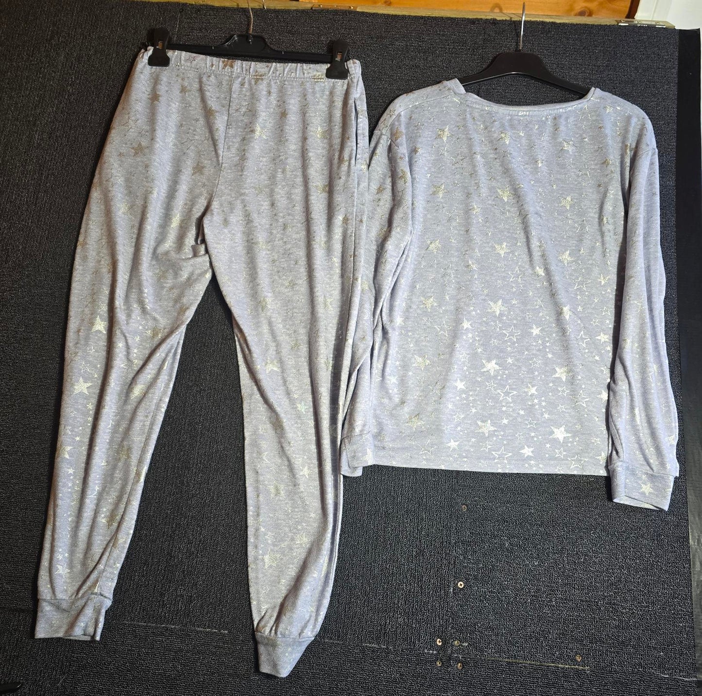 George Pyjama Set Light Blue Size 8–10 Star Print Comfy Loungewear