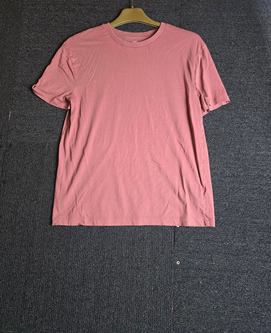 Marks & Spencer Boys Pink T-Shirt Size 12–13 Years Cotton Short Sleeve