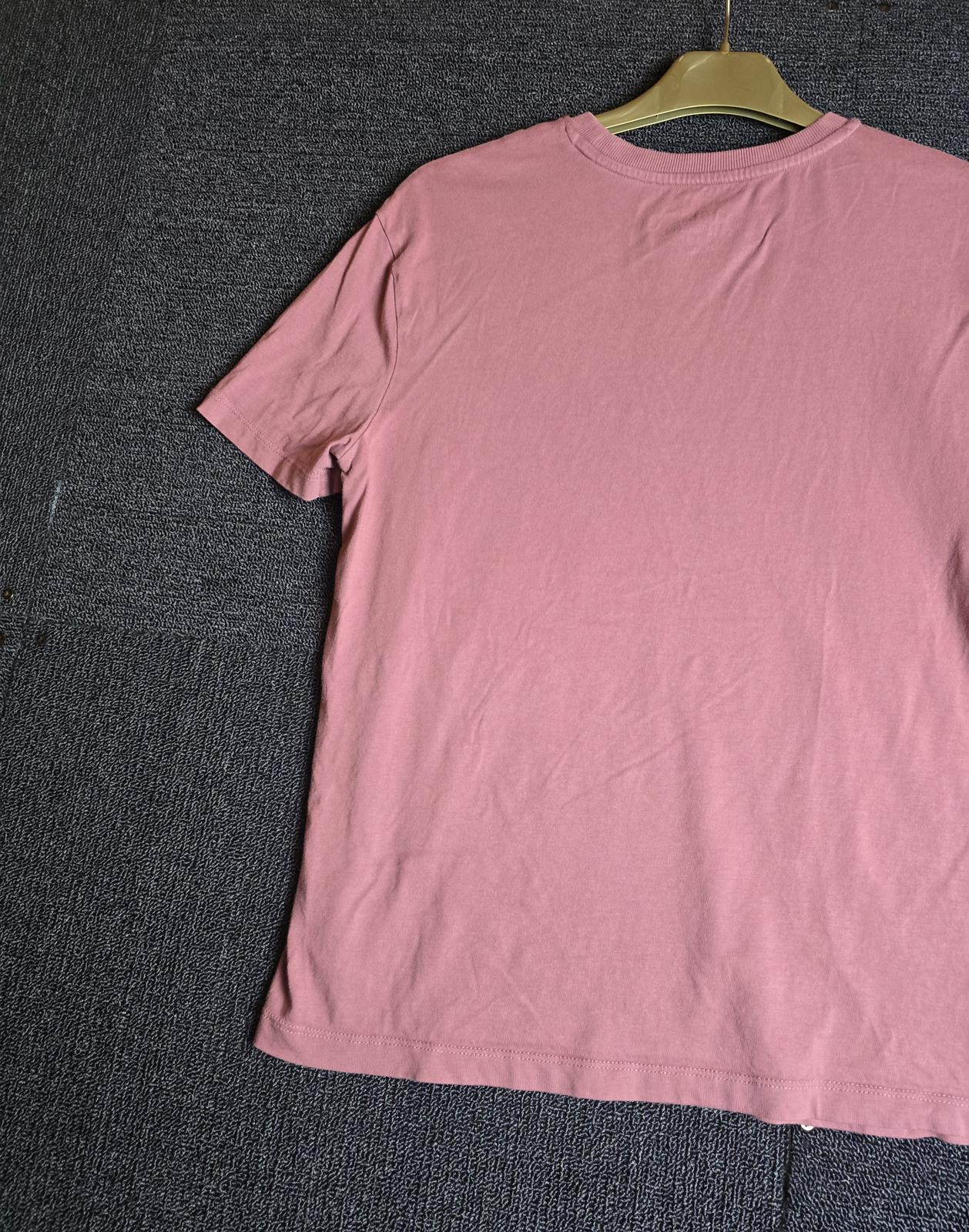 Marks & Spencer Boys Pink T-Shirt Size 12–13 Years Cotton Short Sleeve