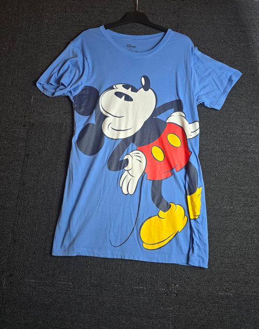 Primark Disney Mickey Mouse Blue Nightie Size 6–8 Cotton Sleepwear