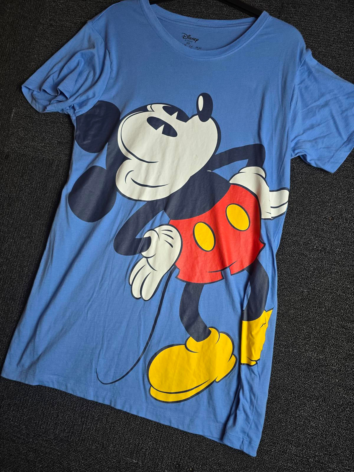 Primark Disney Mickey Mouse Blue Nightie Size 6–8 Cotton Sleepwear