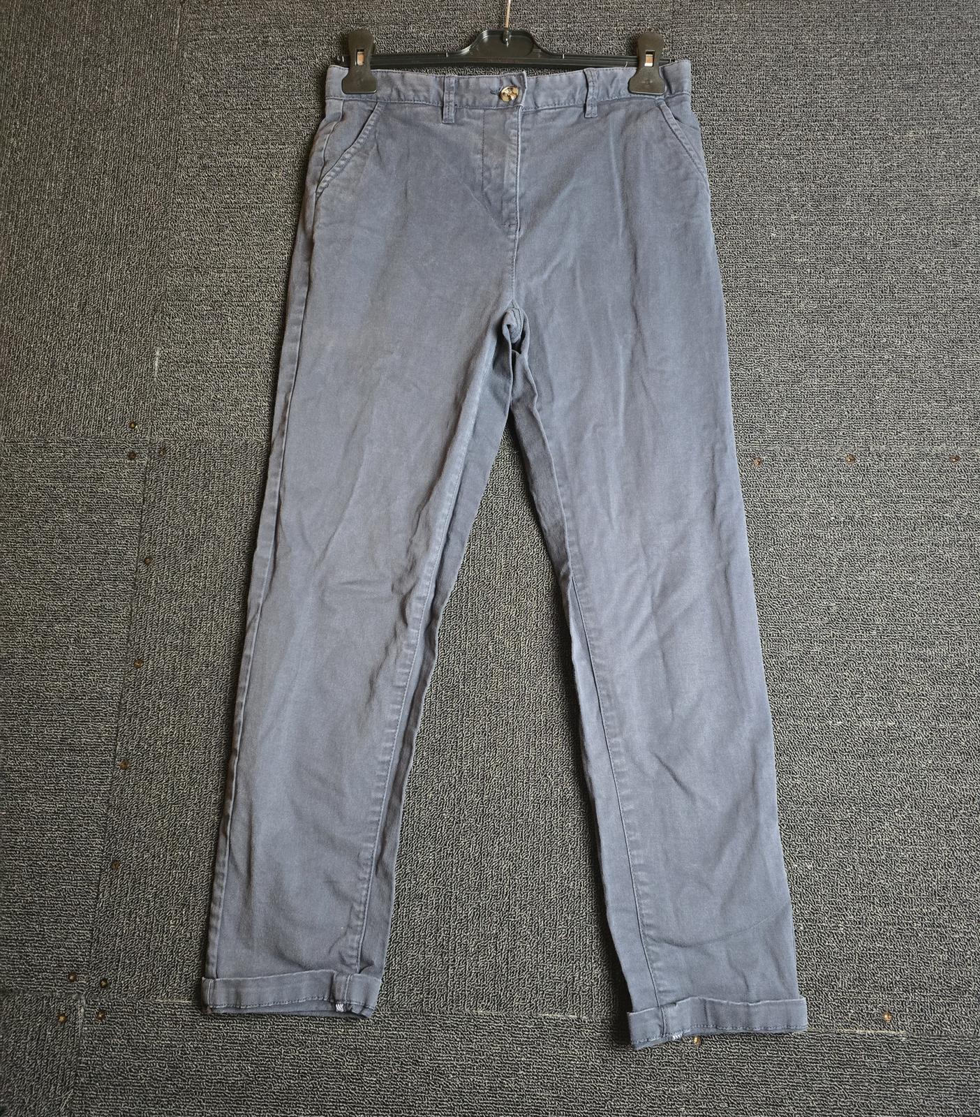 Crew Clothing Navy Slim Leg Chinos Size 10 High Waist