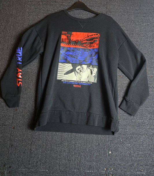 Black Jumper Age 13-14years Print Comic  Primark Boys