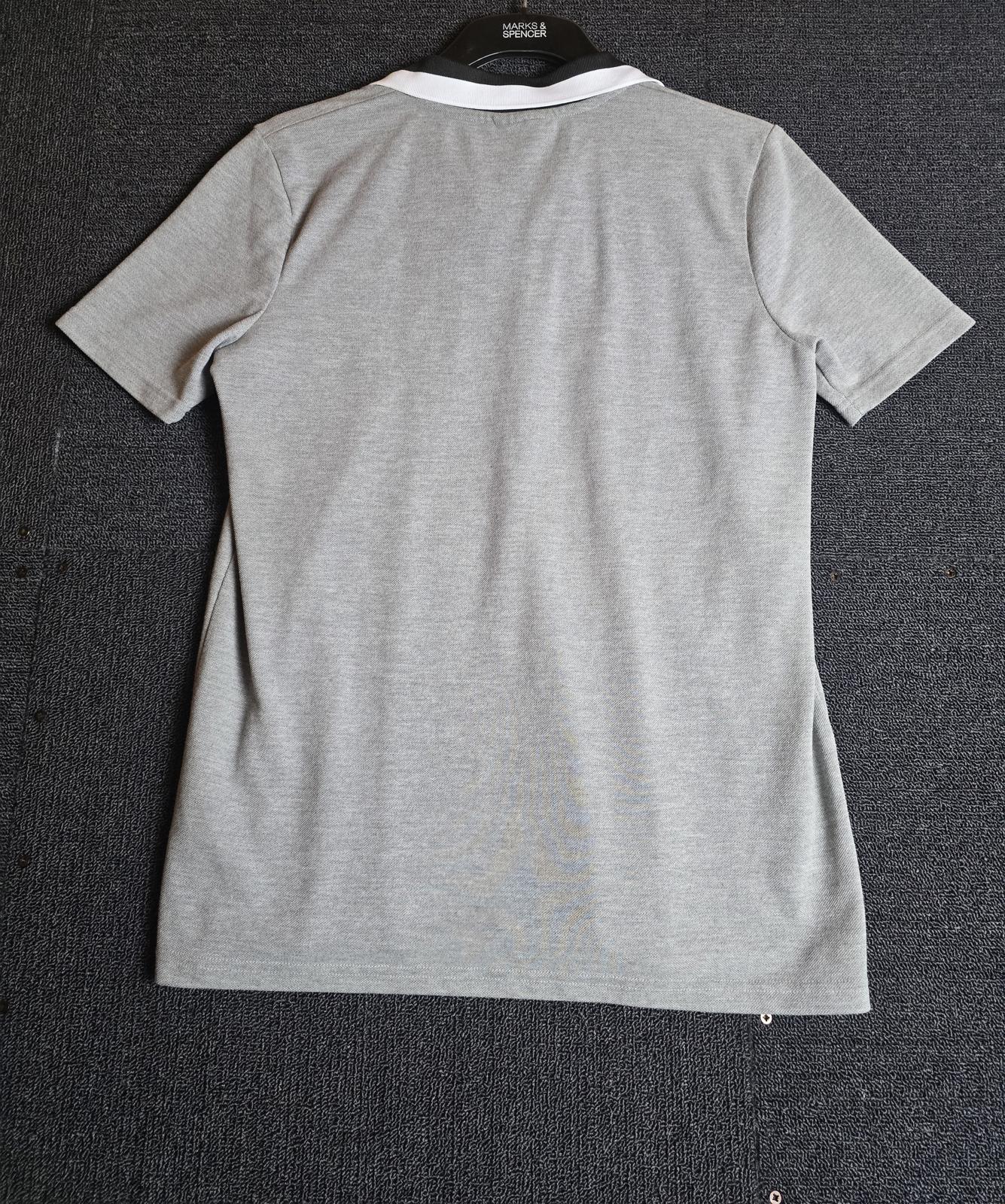 Grey Polo Shirt Age 14-15years 1/4 Zip Causal Closure Boys