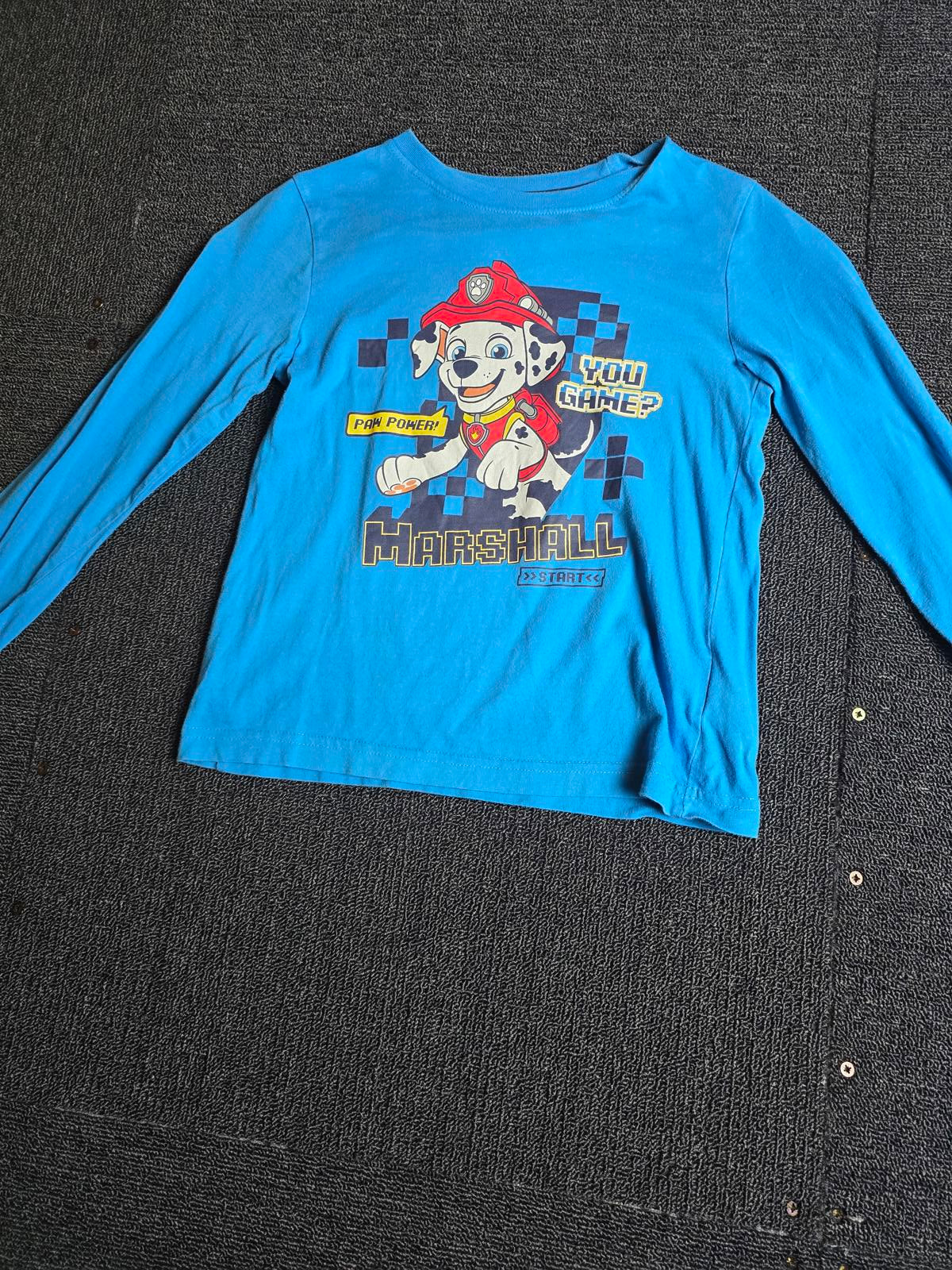 Paw Patrol Boys Blue Long Sleeve T-Shirt Age 6–8years Boys