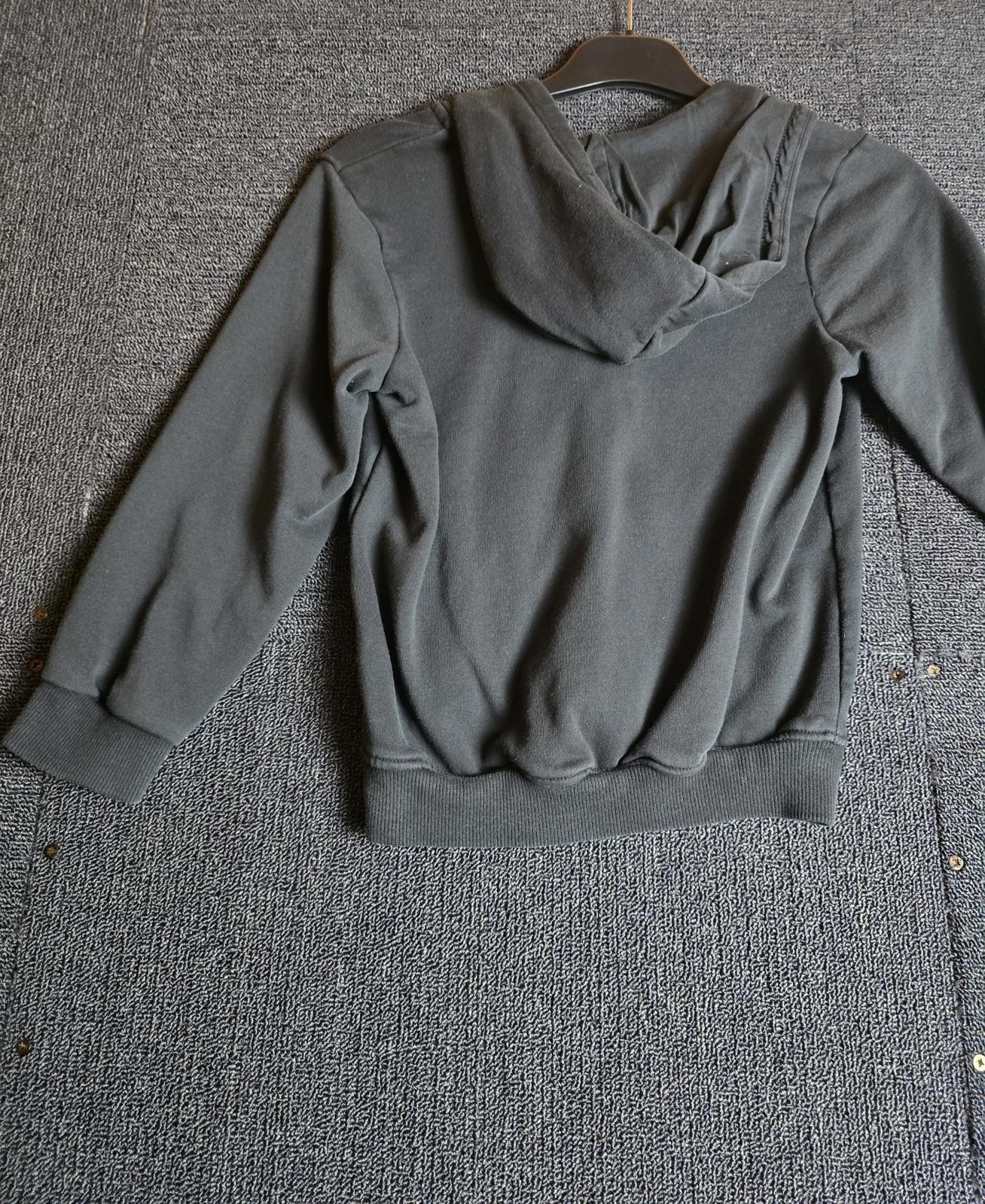 Tu Boys Black Zip Up Hoodie Age 7 Causal Boys