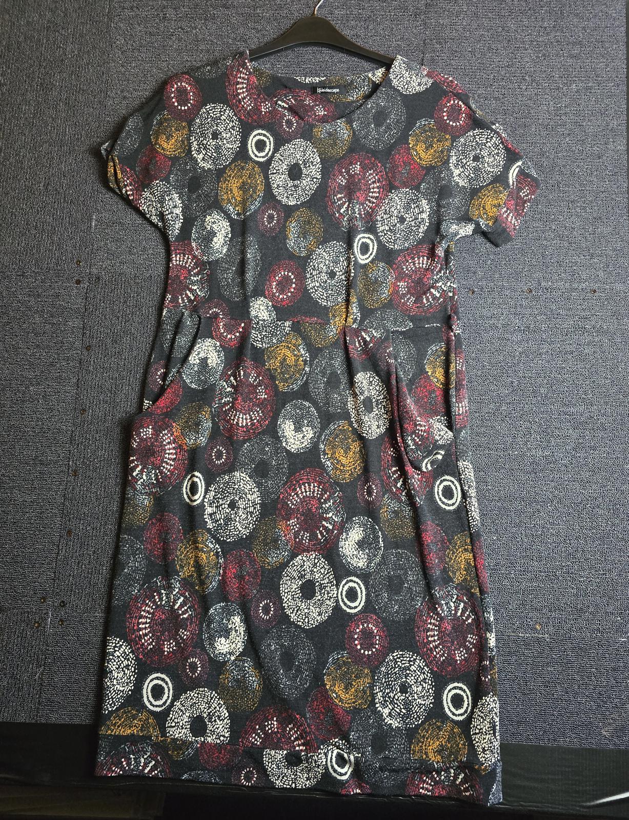 Kaleidoscope Multicoloured Patterned Midi Dress Size 16