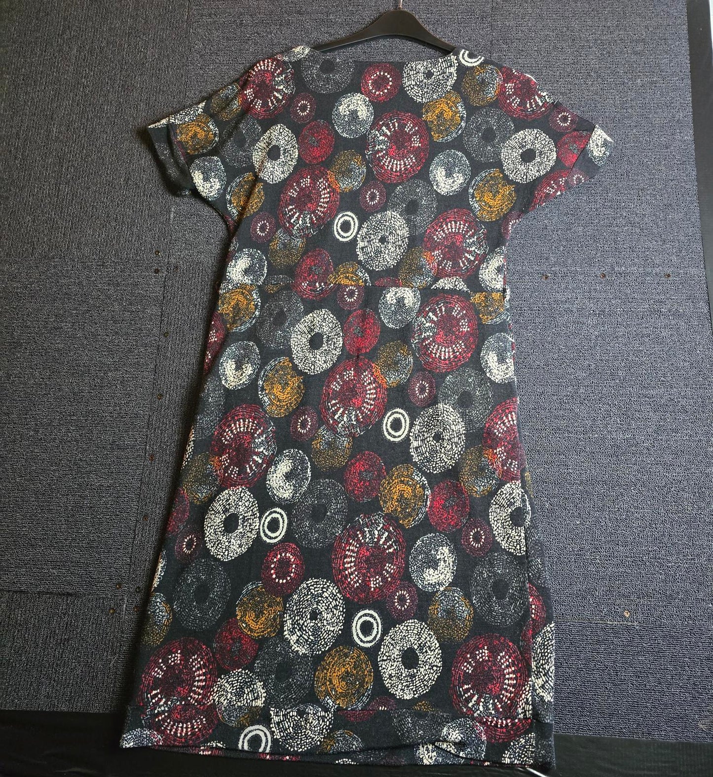 Kaleidoscope Multicoloured Patterned Midi Dress Size 16