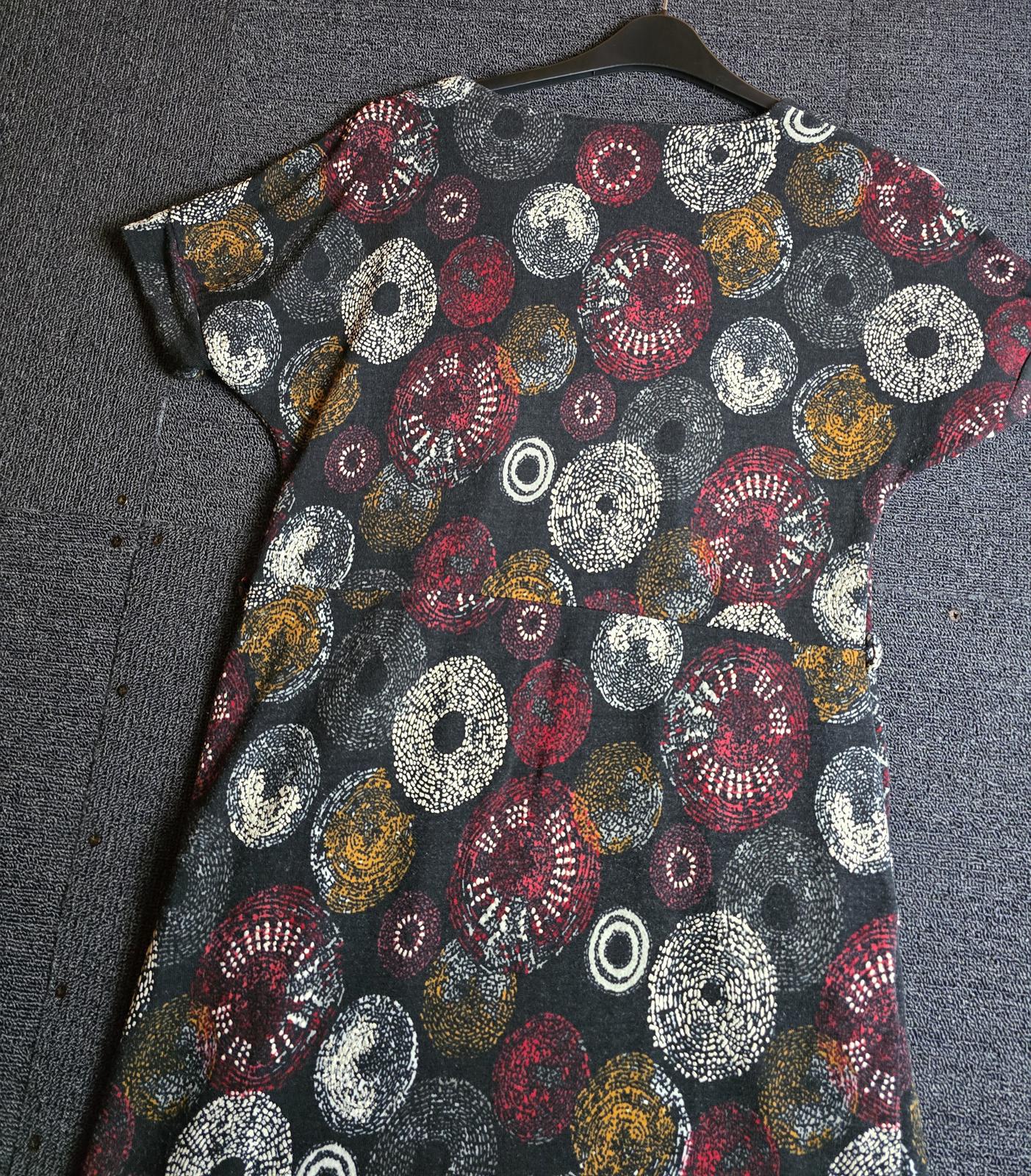 Kaleidoscope Multicoloured Patterned Midi Dress Size 16