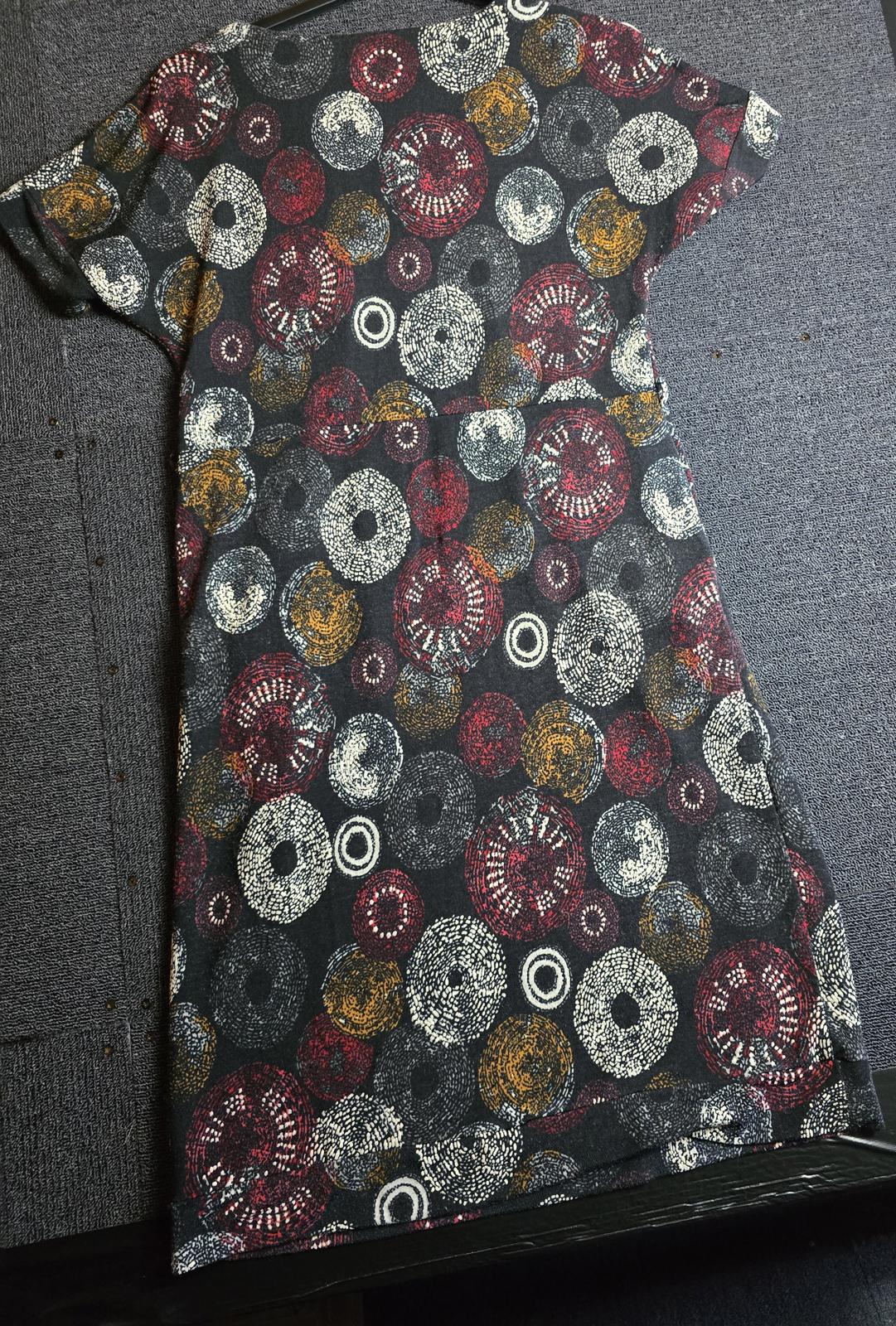 Kaleidoscope Multicoloured Patterned Midi Dress Size 16