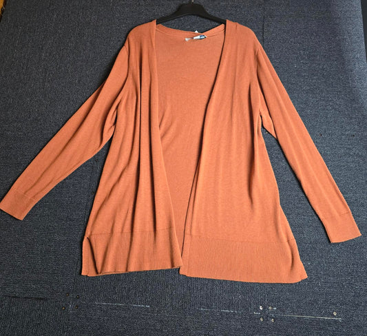 Amazon Essentials Cardigan Light Brown Size 18/20 Longline Layering