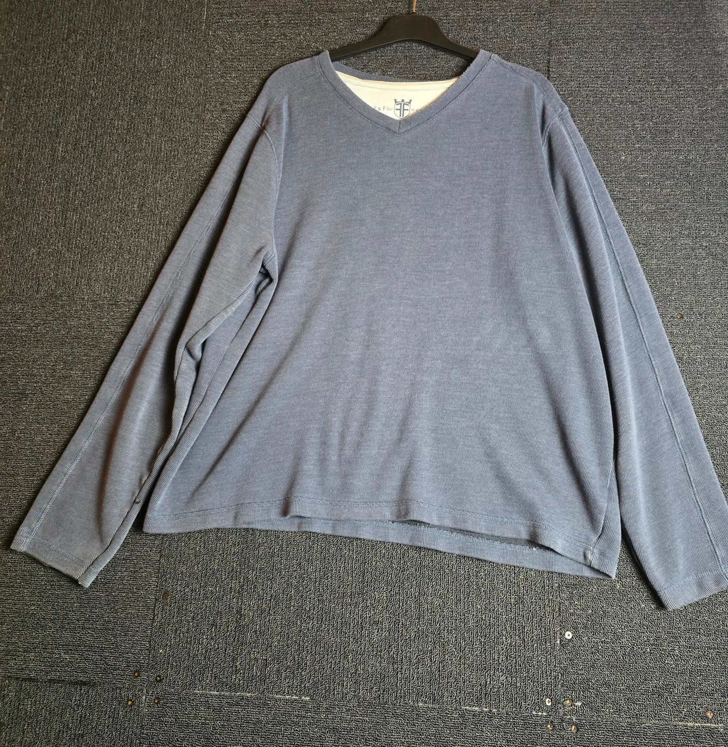 F&F Mens navy jumper size XL