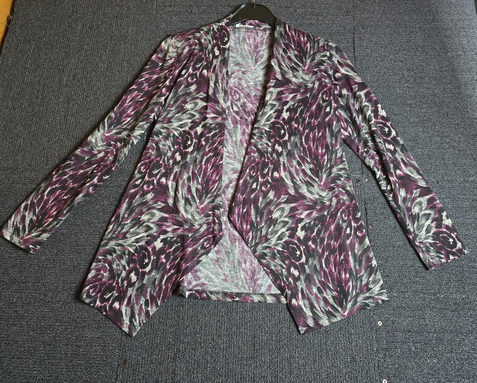 Mr Max purple & grey cardigan XS Size 8-10